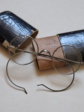 Vintage runde brille gebraucht kaufen  Sachsenheim