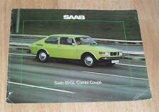 Usado, Folheto Saab 99 GL Combi Coupe 1975 comprar usado  Enviando para Brazil