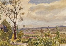 Alfred debergue aquarelle d'occasion  Paris XVIII