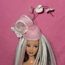 Pink fascinator hat for sale  French Camp