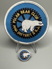 Conjunto de Patch e Pin POLAR BEAR CLUB AMA DISTRICT II NEW JERSEY comprar usado  Enviando para Brazil