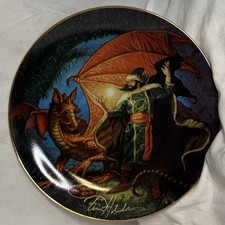 Placa de fantasia cristã vintage 1989 3ª edição "Wizard's Magical Feast" assinada comprar usado Placa de fantasia cristã vintage 1989 3ª edição "Wizard's Magical Feast" assinada comprar usado  Enviando para Brazil