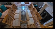 Glass dinning table for sale  SOLIHULL