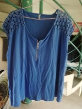 Tee shirt bleu d'occasion  Bletterans