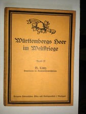 Württembergs heer weltkrieg gebraucht kaufen  Alfdorf