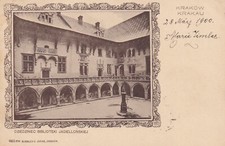 Kraków Krakow AK 1900 Dziedziniec Biblioteki Jagiellońskiej Polen Polska 2504192 na sprzedaż  Wysyłka do Poland