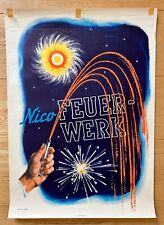 Nico feuerwerk poster gebraucht kaufen  Hamburg