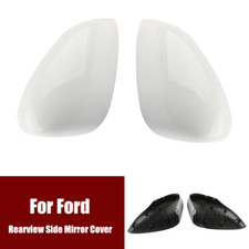 Par de Capa Espelho Retrovisor Lateral Branca Brilhante para Ford Fiesta MK7 2008-2017 comprar usado  Enviando para Brazil