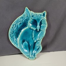Bandeja de cerâmica Fox VTG Home Desk Office entrada cerâmica 4 chaves bugigangas doces! comprar usado  Enviando para Brazil