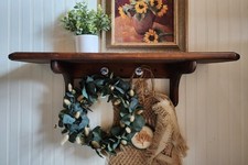 wall shelf unfinished wood for sale  North Port