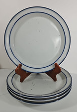 Conjunto de 4 pratos de jantar de grés Dansk Dinamarca Niels Refsgaard BLUE MIST 10,25” comprar usado  Enviando para Brazil