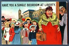 Cartão postal vintage Have You A Single Bedroom at Liberty humor quadrinhos, usado comprar usado  Enviando para Brazil