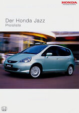 Prospekt honda jazz gebraucht kaufen  Deutschland