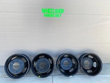 17" DODGE RAM 3500 DUALLY OEM FACTORY STOCK WHEELS RIMS 8X200 DRW DUALLIE BLACK for sale  Roy