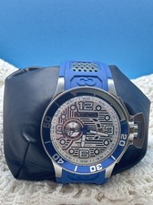 Invicta Corduba, cronógrafo, modelo 18832 pulseira azul face prata 53mm novo comprar usado  Enviando para Brazil