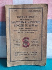 Singer manuale istruzioni usato  Pinerolo