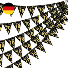 Geburtstag wimpelkette schwarz gebraucht kaufen  Ganderkesee