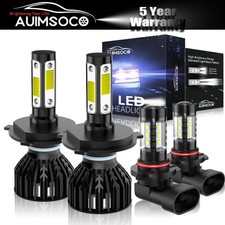 Faróis de LED Hi/Lo Beam + kit de lâmpadas de neblina para Toyota Hilux 2004-2019 6500K comprar usado  Enviando para Brazil