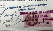 Timbre fiscal quittance d'occasion  Aix-les-Bains