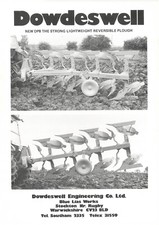 Dowdeswell plough model for sale  CALLINGTON