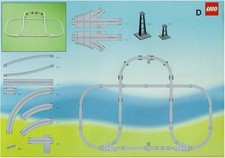 Lego® Szyny kolejowe 9V TRAIN Monorail ZESTAW Rozwrotnice TORY 1D POCIĄG TOR na sprzedaż  Wysyłka do Poland