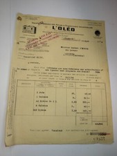 Document invoice oleo d'occasion  Expédié en Belgium