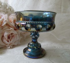 Blue carnival glass for sale  Fort Lawn
