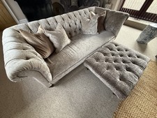 Chesterfield style sofa for sale  DARLINGTON