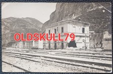 CARTOLINA FOTOGRAFICA - STAZIONE DI CISMON  DEL GRAPPA GUERRA 1915/18 - VICENZA, usado comprar usado  Enviando para Brazil