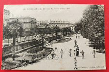 Cpa bordeaux jardin d'occasion  Expédié en Belgium