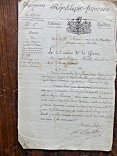 Consulat 1801 lettre d'occasion  Morestel