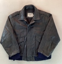 Vintage leather flight for sale  ROYSTON