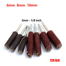 Disco abrasivo roda aba lixa 5 peças 6/8/10 mm haste 3 mm para madeira metal 120 grãos comprar usado  Enviando para Brazil