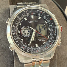 Citizen Promaster Air Eco-Drive JZ1060-76E relógio piloto TODOS SS caixa papéis Japão comprar usado  Enviando para Brazil