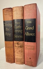 The Second World War 3 Volumes - Winston Churchill (1948-1951 Antique Books), usado comprar usado  Enviando para Brazil