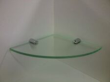 Perspex Angolo Ripiano Con Cromato Fissaggi 150MM 180MM 200MM 230MM 250MM & comprar usado  Enviando para Brazil