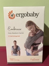 Ergobaby Embrace aconchegante porta-envoltório para bebê recém-nascido 7-25 libras, cinza urze comprar usado  Enviando para Brazil
