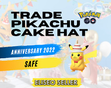 Chapéu de bolo Trade Pikachu - Pokemon Pikachu Cake Hat GO - Fantasia Aniversário 2022 comprar usado  Enviando para Brazil