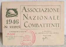 Tessera associazione nazionale usato  Venezia