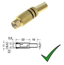 Connettore rca presa usato  Viareggio