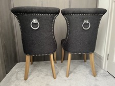 Elegant black studded for sale  LONDON