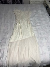 Beige bodycon dress for sale  BEDFORD