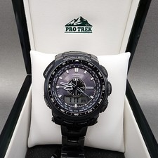 Relógio Casio Pro Trek PRW-5100YT masculino 52mm analógico digital solar titânio funciona comprar usado  Enviando para Brazil