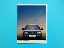 Prospekt / Katalog / Broschüre - VW Golf III - VR6 - Highline - 01/95 comprar usado  Enviando para Brazil