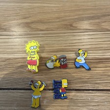 Simpsons pin badge for sale  FALKIRK