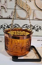 Amber glass hanging for sale  Atlantic