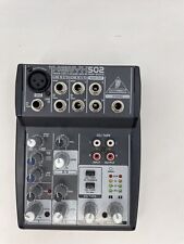 Behringer XENYX 502 5 canais MIXER 5 entradas 2-BUS microfone equalizador sem cabo comprar usado  Enviando para Brazil