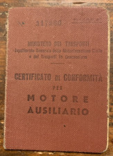 Certificato conformita motore usato  Torino