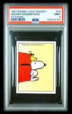 1987 peanuts #43 love snoopy & woodstock; adesivo charlie brown PSA 9 POP 1, 0^ comprar usado 1987 peanuts #43 love snoopy & woodstock; adesivo charlie brown PSA 9 POP 1, 0^ comprar usado  Enviando para Brazil