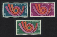 Post horn Europa 3v Chipre 1973 MNH SG#403-405 MI#379-391 comprar usado  Enviando para Brazil